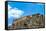 The 18th century Palamidi Fortress citadel with a bastion on the hill, Nafplion, Peloponnese-bestravelvideo-Framed Stretched Canvas