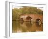 The 18th Century Sonning Bridge Over the River Thames Near Reading, Berkshire, England, UK-David Hughes-Framed Photographic Print