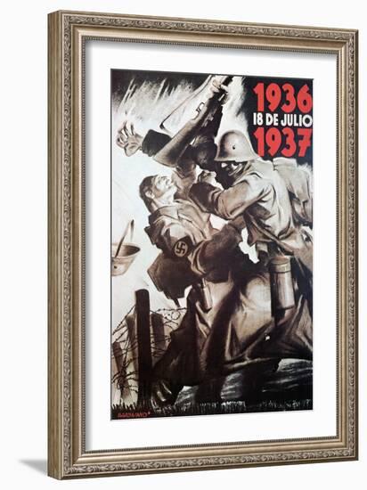 The 18th of July 1936-1937-Bardasano-Framed Art Print