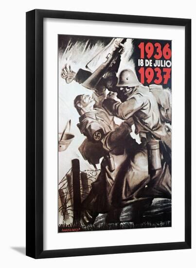 The 18th of July 1936-1937-Bardasano-Framed Art Print