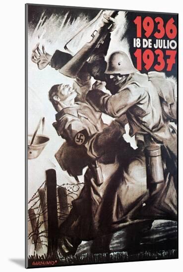 The 18th of July 1936-1937-Bardasano-Mounted Art Print