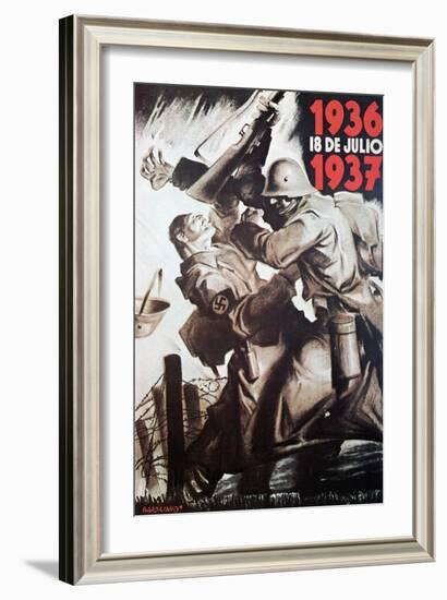 The 18th of July 1936-1937-Bardasano-Framed Art Print