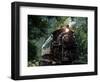 The 1924 Porter Company Steam Engine Chugs Across a Trestle-null-Framed Photographic Print