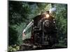 The 1924 Porter Company Steam Engine Chugs Across a Trestle-null-Mounted Photographic Print