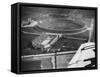 The 1936 Berlin Olympic Stadium, Aerial View, in Berlin, Germany in 1936-Robert Hunt-Framed Stretched Canvas