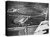 The 1936 Berlin Olympic Stadium, Aerial View, in Berlin, Germany in 1936-Robert Hunt-Stretched Canvas