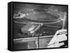 The 1936 Berlin Olympic Stadium, Aerial View, in Berlin, Germany in 1936-Robert Hunt-Framed Stretched Canvas