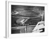 The 1936 Berlin Olympic Stadium, Aerial View, in Berlin, Germany in 1936-Robert Hunt-Framed Photographic Print