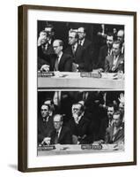 The 1956 Suez Crisis Strains Anglo-American Relations-null-Framed Photo