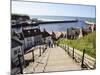 The 199 Steps in Whitby, North Yorkshire, England, United Kingdom, Europe-Mark Sunderland-Mounted Photographic Print