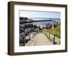 The 199 Steps in Whitby, North Yorkshire, England, United Kingdom, Europe-Mark Sunderland-Framed Photographic Print