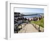 The 199 Steps in Whitby, North Yorkshire, England, United Kingdom, Europe-Mark Sunderland-Framed Photographic Print