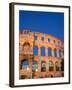 The 1st Century Roman Amphitheatre Bathed in Early Evening Light, Pula, Istria Coast, Croatia-Christian Kober-Framed Photographic Print