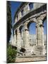 The 1st Century Roman Amphitheatre, Columns and Arched Walls, Pula, Istria, Croatia, Europe-Christian Kober-Mounted Photographic Print