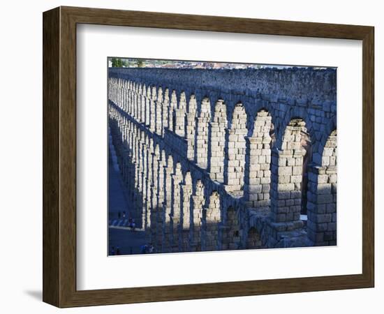 The 1St Century Roman Aqueduct, Segovia, Madrid, Spain, Europe-Christian Kober-Framed Photographic Print