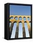 The 1St Century Roman Aqueduct, Segovia, Madrid, Spain, Europe-Christian Kober-Framed Stretched Canvas