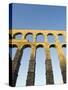 The 1St Century Roman Aqueduct, Segovia, Madrid, Spain, Europe-Christian Kober-Stretched Canvas