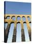 The 1St Century Roman Aqueduct, Segovia, Madrid, Spain, Europe-Christian Kober-Stretched Canvas