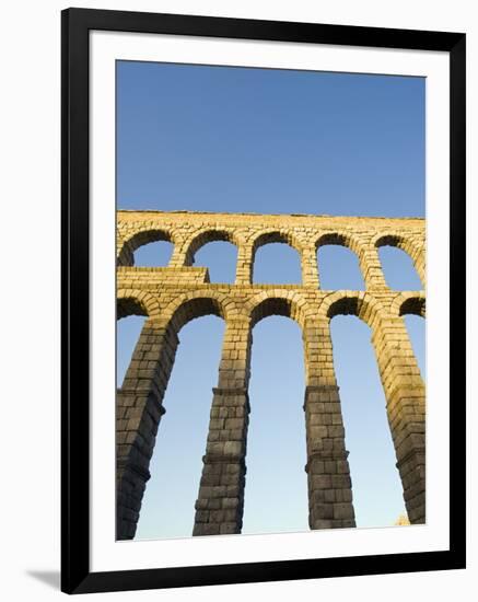 The 1St Century Roman Aqueduct, Segovia, Madrid, Spain, Europe-Christian Kober-Framed Photographic Print