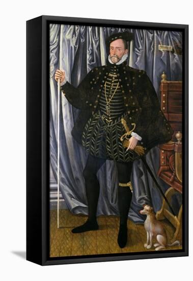 The 1st Earl of Pembroke (C.1501-70)-Hans Eworth-Framed Stretched Canvas
