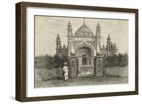 The 1st Purpose-Built Mosque in Britain at the Oriental Institute Maybury Woking-P. Naumann-Framed Art Print