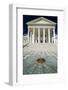 The 2007 restored Virginia State Capitol and the State Seal of Virginia, designed by Thomas Jeff...-null-Framed Photographic Print