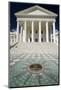 The 2007 restored Virginia State Capitol and the State Seal of Virginia, designed by Thomas Jeff...-null-Mounted Photographic Print