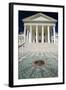 The 2007 restored Virginia State Capitol and the State Seal of Virginia, designed by Thomas Jeff...-null-Framed Photographic Print