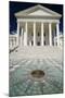 The 2007 restored Virginia State Capitol and the State Seal of Virginia, designed by Thomas Jeff...-null-Mounted Photographic Print