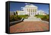 The 2007 restored Virginia State Capitol, designed by Thomas Jefferson who was inspired by Greek...-null-Framed Stretched Canvas