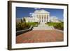 The 2007 restored Virginia State Capitol, designed by Thomas Jefferson who was inspired by Greek...-null-Framed Photographic Print