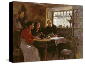 The 22nd January 1901 (Reading the News of the Queen's Death in a Cornish Cottage)-Stanhope Alexander Forbes-Stretched Canvas