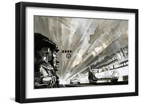 The 24 Hour Le Mans Race-Graham Coton-Framed Giclee Print