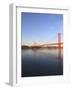 The 25Th April Bridge Over the Tagus River, Lisbon, Portugal, Europe-null-Framed Photographic Print