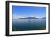 The 2652 metre tall Osorno Volcano, a conical stratovolcano, in northern Patagonia near Puerto Mont-Alex Robinson-Framed Photographic Print