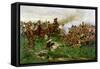 The 28th (1st Gloucestershire Regiment) at Waterloo, 1914-William Barnes Wollen-Framed Stretched Canvas