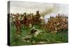 The 28th (1st Gloucestershire Regiment) at Waterloo, 1914-William Barnes Wollen-Stretched Canvas