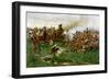 The 28th (1st Gloucestershire Regiment) at Waterloo, 1914-William Barnes Wollen-Framed Giclee Print