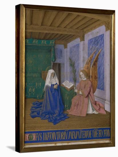 The 2nd Annunciation To Mary-Jean Fouquet-Stretched Canvas