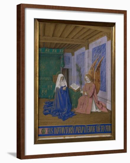 The 2nd Annunciation To Mary-Jean Fouquet-Framed Giclee Print