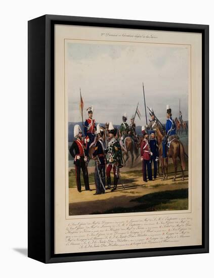 The 2nd Guard Cavalry Division, 1867-Karl Karlovich Piratsky-Framed Stretched Canvas
