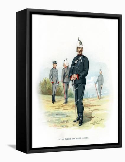 The 2nd Queen's Own Rifles (Canad), C1890-H Bunnett-Framed Stretched Canvas