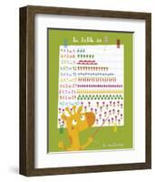 The 3 Times Table-Isabelle Jacque-Framed Art Print