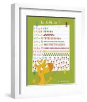 The 3 Times Table-Isabelle Jacque-Framed Art Print