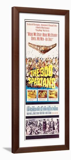 THE 300 SPARTANS-null-Framed Art Print