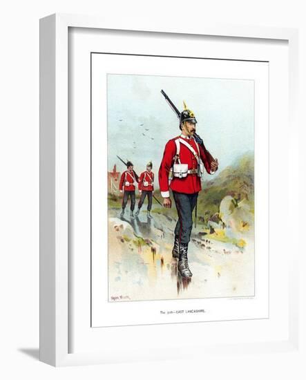 The 30th East Lancashire, C1890-Geoffrey Douglas Giles-Framed Giclee Print