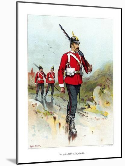 The 30th East Lancashire, C1890-Geoffrey Douglas Giles-Mounted Giclee Print