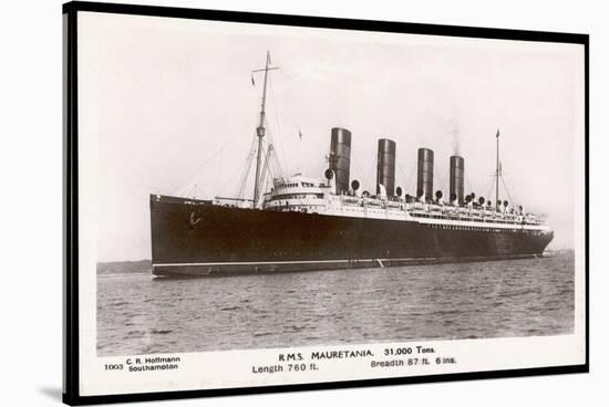 The 31 Ton Mauretania at Southhampton Docks-null-Stretched Canvas