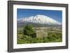 The 3350M Snow-Capped Volcano Mount Etna, Looms over the Maletto Town on its Western Flank, Maletto-Rob Francis-Framed Photographic Print
