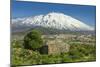 The 3350M Snow-Capped Volcano Mount Etna, Looms over the Maletto Town on its Western Flank, Maletto-Rob Francis-Mounted Photographic Print